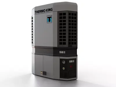 Thermo King SB-II Refrigeration Unit Low-poly 3D model