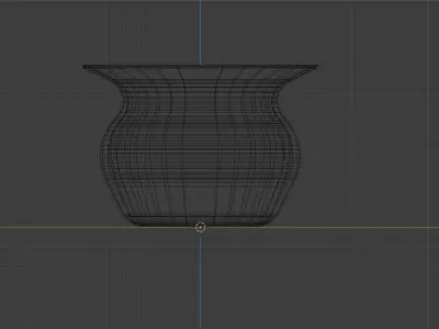 Rusted Copper Spittoon Low-poly 3D model