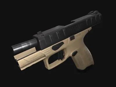 Beretta APX Centurion Low-poly 3D model
