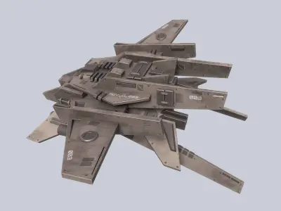 Advance Drone Low-poly 3D model order