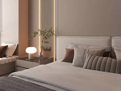 Bedroom interior 12 3D model