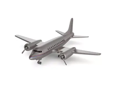 Regional Aircraft 3D model buy