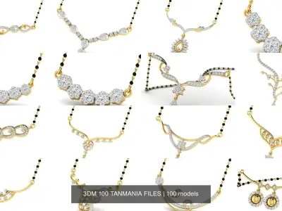 3DM 100 TANMANIA FILES 3D Model Pack