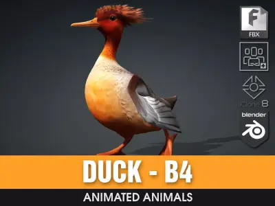 Duck-B4 3D model