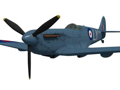 Supermarine Spitfire Mk-Ic PR 3D model