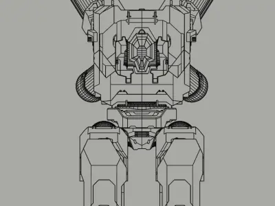 Cyber Tank Free 3D model