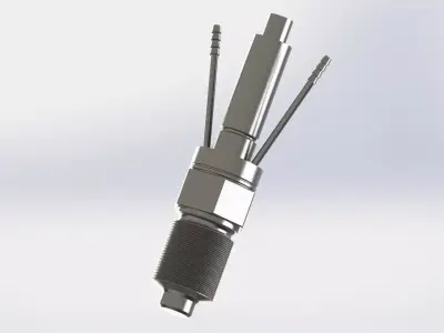 High Temperature Pressure Transducer MPT202T Free 3D model
