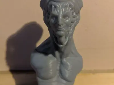 Parasite bust of person 3D print model