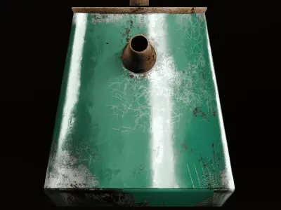 Antique kettle Free 3D model