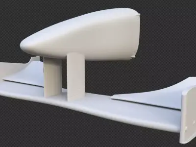 Formula 1 Car Front Wing Williams FW18 3D Print Model 3D print model