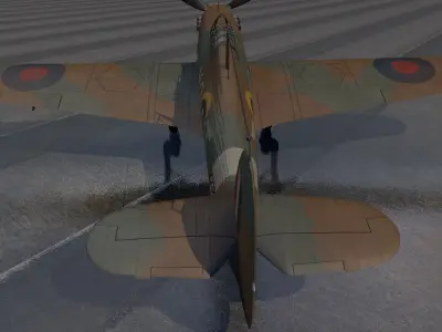 Hawker Hurricane Mk-1 3D model
