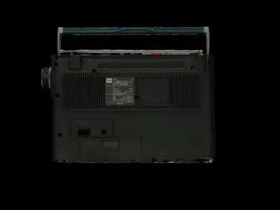 Vintage Radio 3D model shop