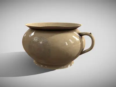 Victorian Chamber Pot Low-poly 3D model