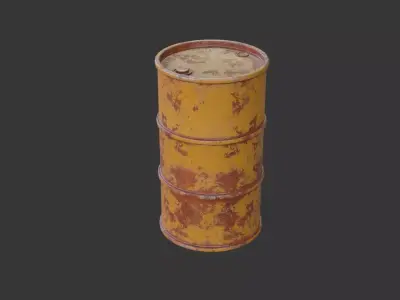 Barrel Low-poly 3D model get