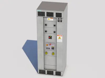 Electrical Box 10 Low-poly 3D model