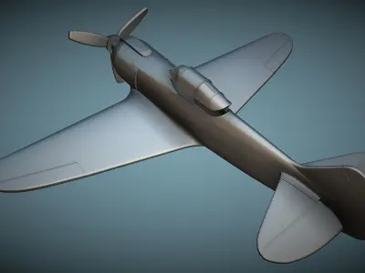 Lavochkin La-5FN - 3D Printable Model 3D print model