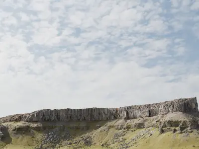 Mountain Cliffs Module - 3D PBR Model  purchase 3D model