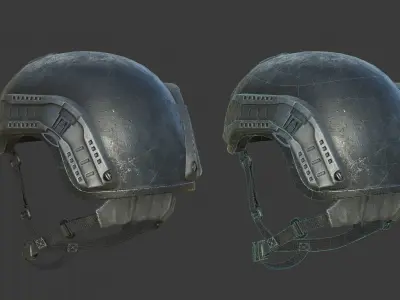 Nexus SF M3 Helmet Low-poly 3D model