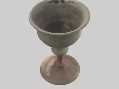 Old Goblet Model Low-poly 3D model