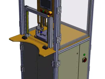 CO2 Cleaning and Testing Machine 3D model