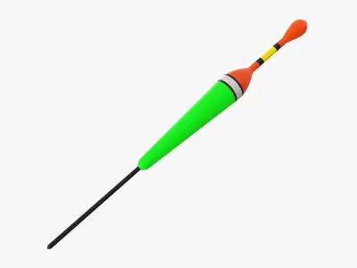 Float fishing 02 3D model