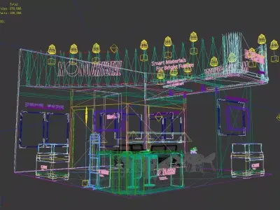 Exhibition - Area -6X6-3DMAX2012-019 3D model