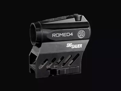 Sig Sauer  Red Dot Sight ROMEO4 Low-poly 3D model
