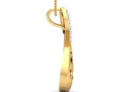 Women Pendant 3dm STL FBX OBJ Render Details 3D print model