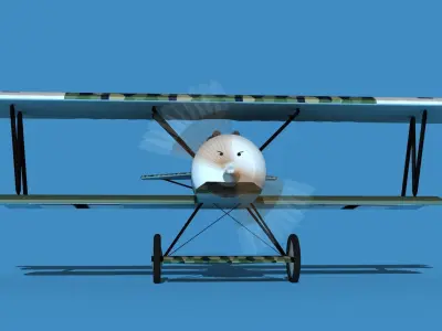 Fokker D-VI V05 3D model