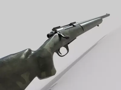 M24 Sniper Rifle Low-poly 3D model Low-poly 3D model
