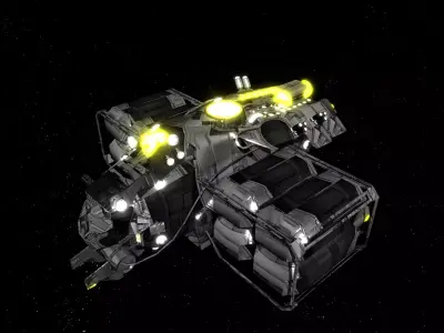Kings - Cargo Ship - Updated Low-poly 3D model