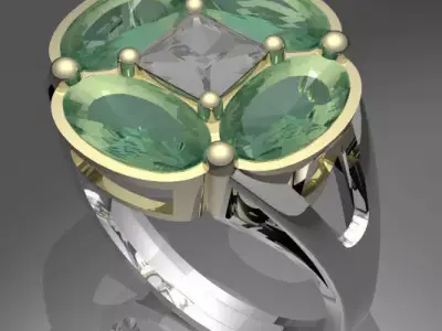 Rendering  Anelli Free 3D model