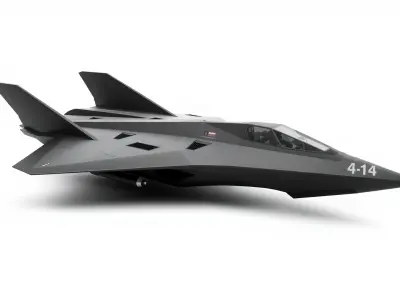 Stealth ShadowHawk 44 Aircraft model pack Low-poly 3D model