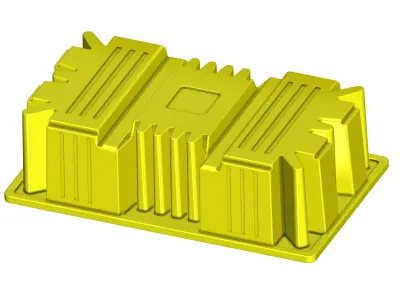 PLASTIC TRAY - BUND PALLET FOR 2 X 1000LTR  3D model