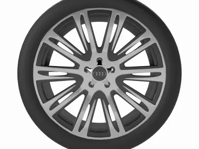 18 Inch Audi Rim 3D model