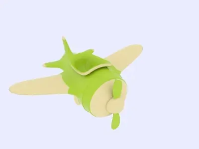 plane toy airplane Free 3D model