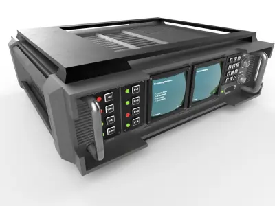 Military Radio Model 01 Low-poly 3D model