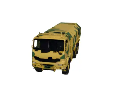 BMC Efe 10 Ton Military Truck Heavy Duty Tactical Transport  3D model