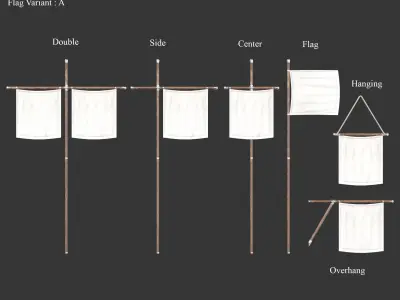 Medieval Collection Flags and Banners Pack