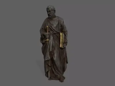 Old Man 2 Low-poly 3D model