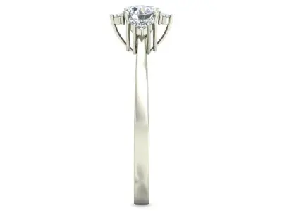 Wedding Ring  3D print model 123