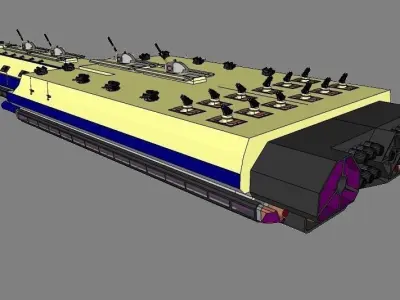 SBC DArtagnan - Cruiser Europe clas Free 3D model