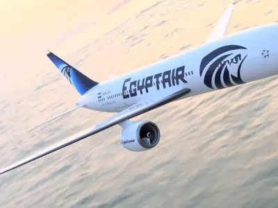 Boeing 787-9 Dreamliner Low-poly 3D model