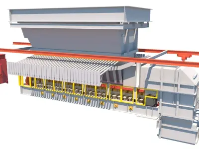 apronfeeder02 machine 3D model
