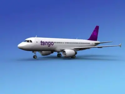 Airbus A320 Tango 3D model