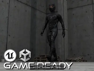 Sci-fi Thief - The Future Thief 3D Model Pack purchase