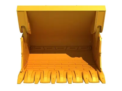 Excavator Bucket 3D model from CGTrader