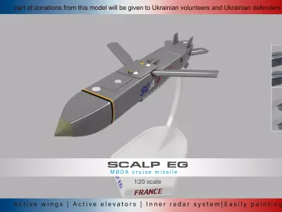 Scalp EG cruise missile high quality 3d print model 3D print model