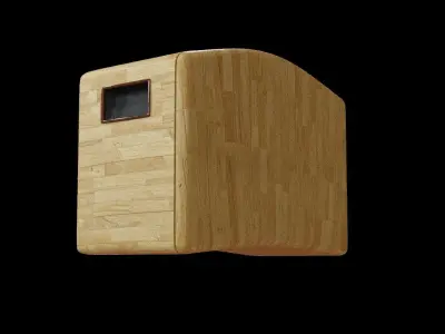Nasreen Radio - Model X Low-poly 3D model