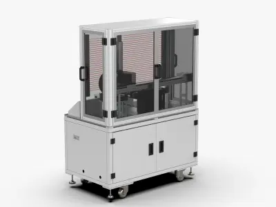 Semi Automatic Turning Machine 3D model